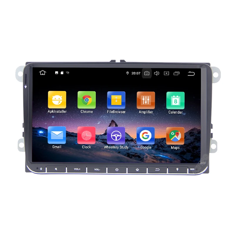 Автомагнитола 2 din Android 10 0 GPS для VW Passat B6 CC Polo GOLF 5 6 Touran Jetta Tiguan Magotan Seat 9 дюймов экран с