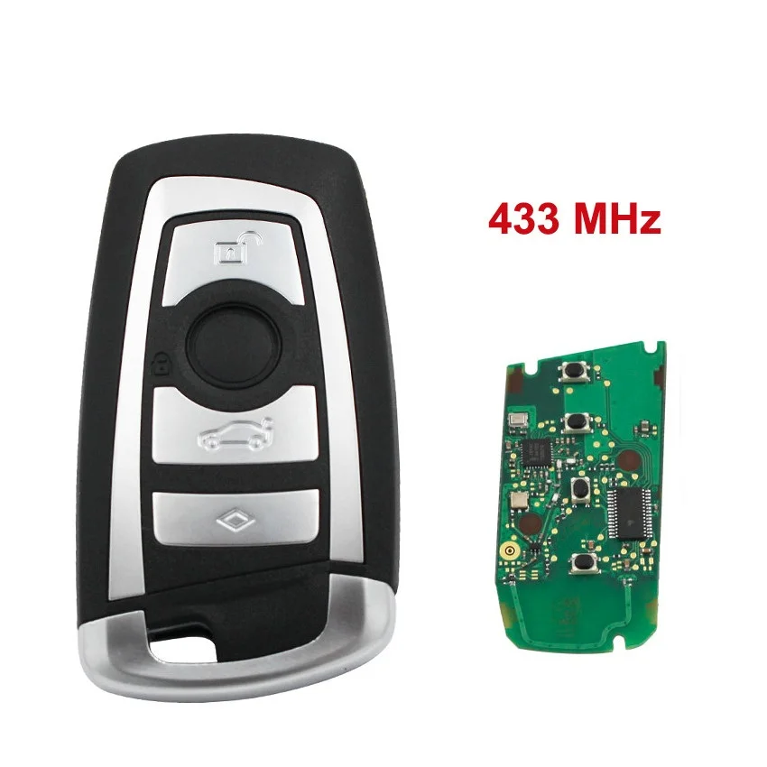 

CN006046 Aftermarket 4 Button Smart Key для BMW F 5 7 Series 433Mhz CAS4 FEM System автомобильные пульты