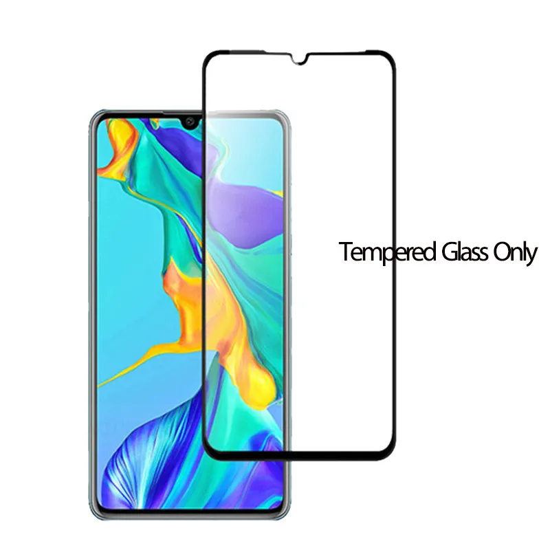 3-в-1 чехол+ Камера ззащитное стекло на p30 лайт Huawei-P30-Lite P30 Pro стекло Экран протектор huawei p smart z стекло p30pro полное покрытие стекло на хуавей P30 лайт стекло huawei p30 lite 3D стекло - Цвет: Tempered Glass Only