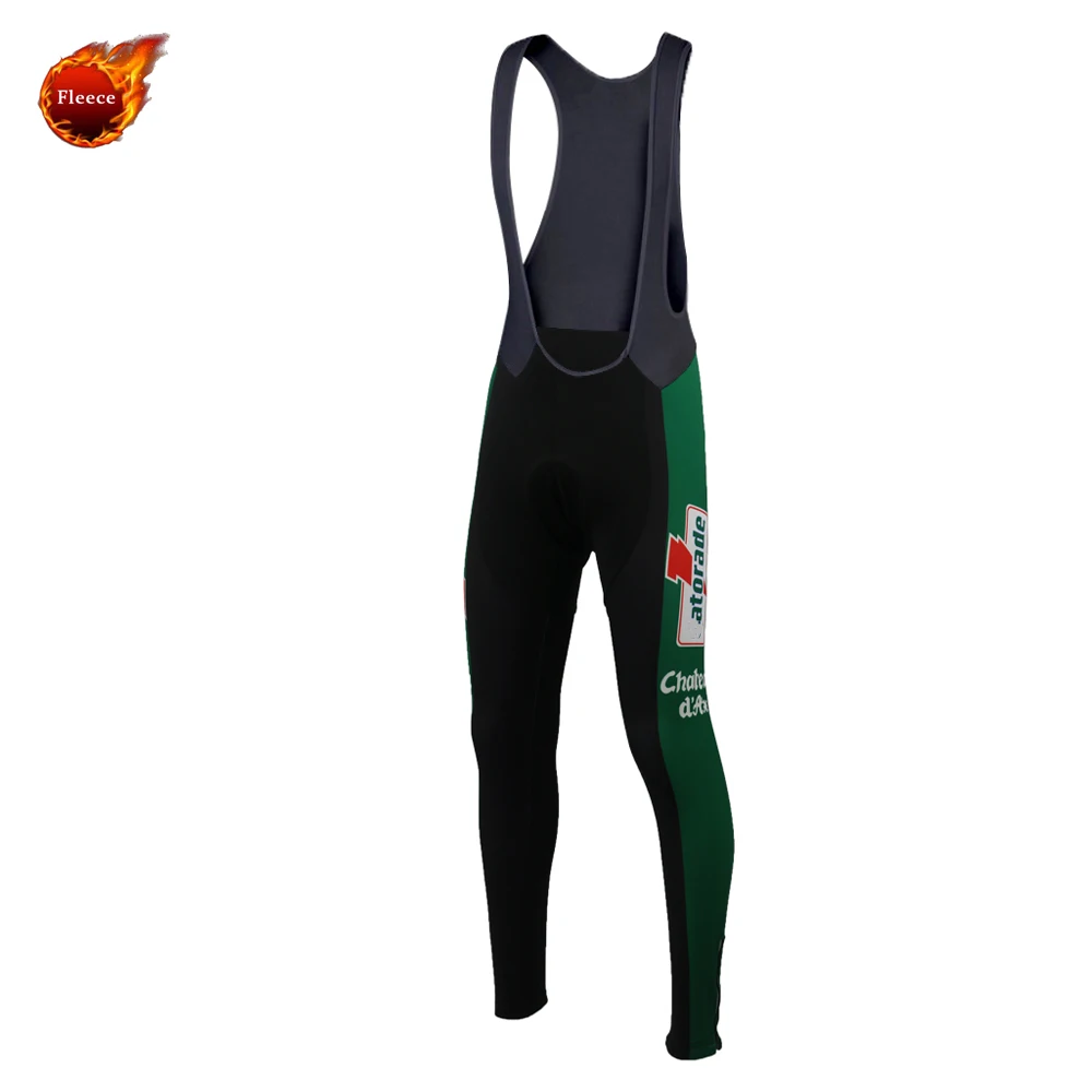 Новинка длинные штаны на лямках для велоспорта зимние шерстяные или