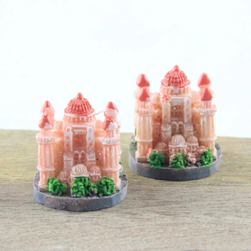

ZOCDOU, 1 шт., миниатюрная фигурка дворца, суккулента, мультяшное здание, ремесла, миниатюрные украшения