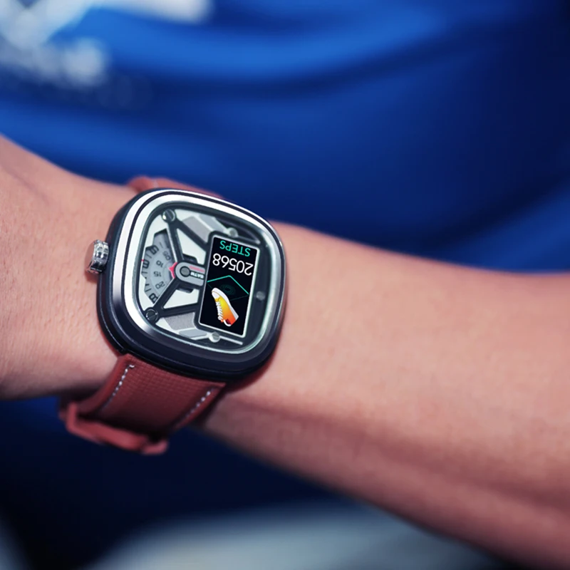 Новинка Zeblaze Hybrid 2 Smartwatch кровяное давление 50 м водонепроницаемый отслеживание