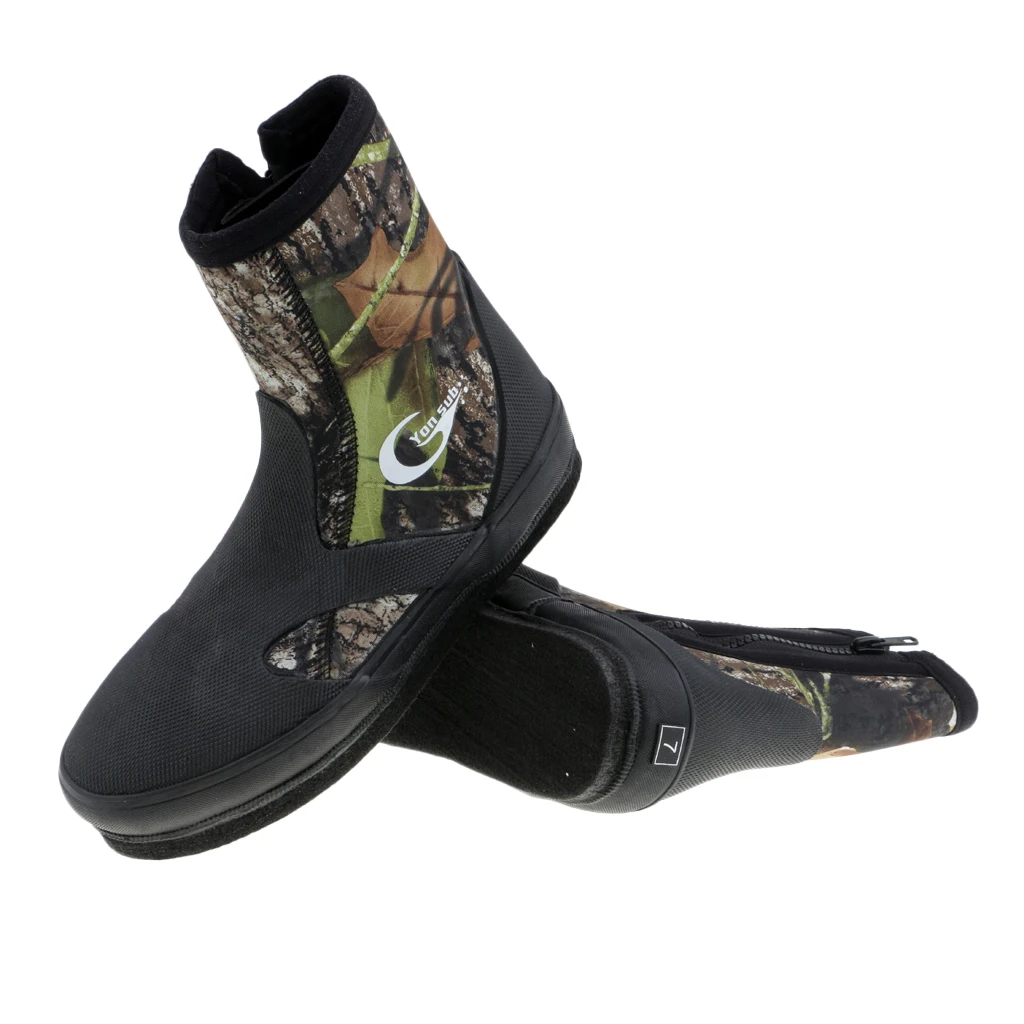 Неопреновая рыболовная обувь Нескользящие износостойкие теплые удобные ботинки