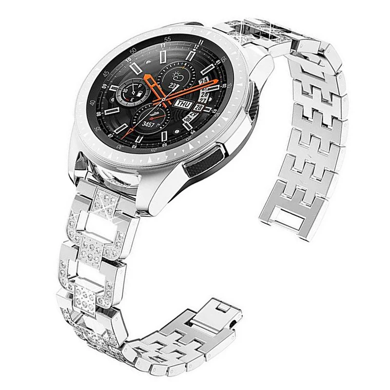 

20mm Metal Diamond Bracelet for Samsung Galaxy Watch 5/Pro 4 3 Classic Band 40mm 44mm 45mm Strap 42mm 46mm Active 2 41mm Belt