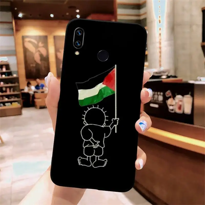 

free palestine flag Phone Case For Xiaomi Redmi note 7 8 9 t k30 max3 9 s 10 pro lite