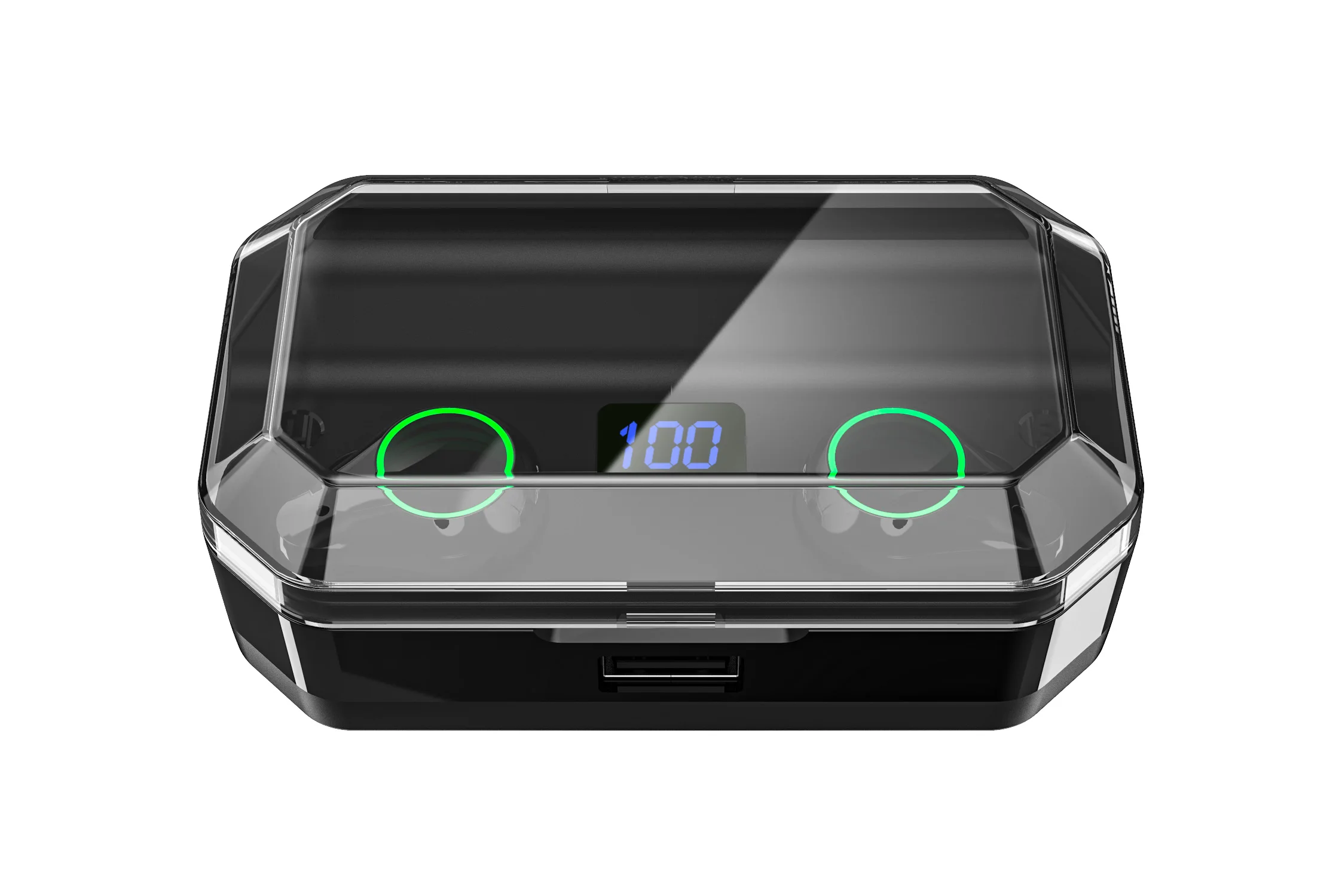 CTYPE T9 TWS Bluetooth 5 0 наушники 9D стерео беспроводные IPX7 водонепроницаемые 8000 мАч LED