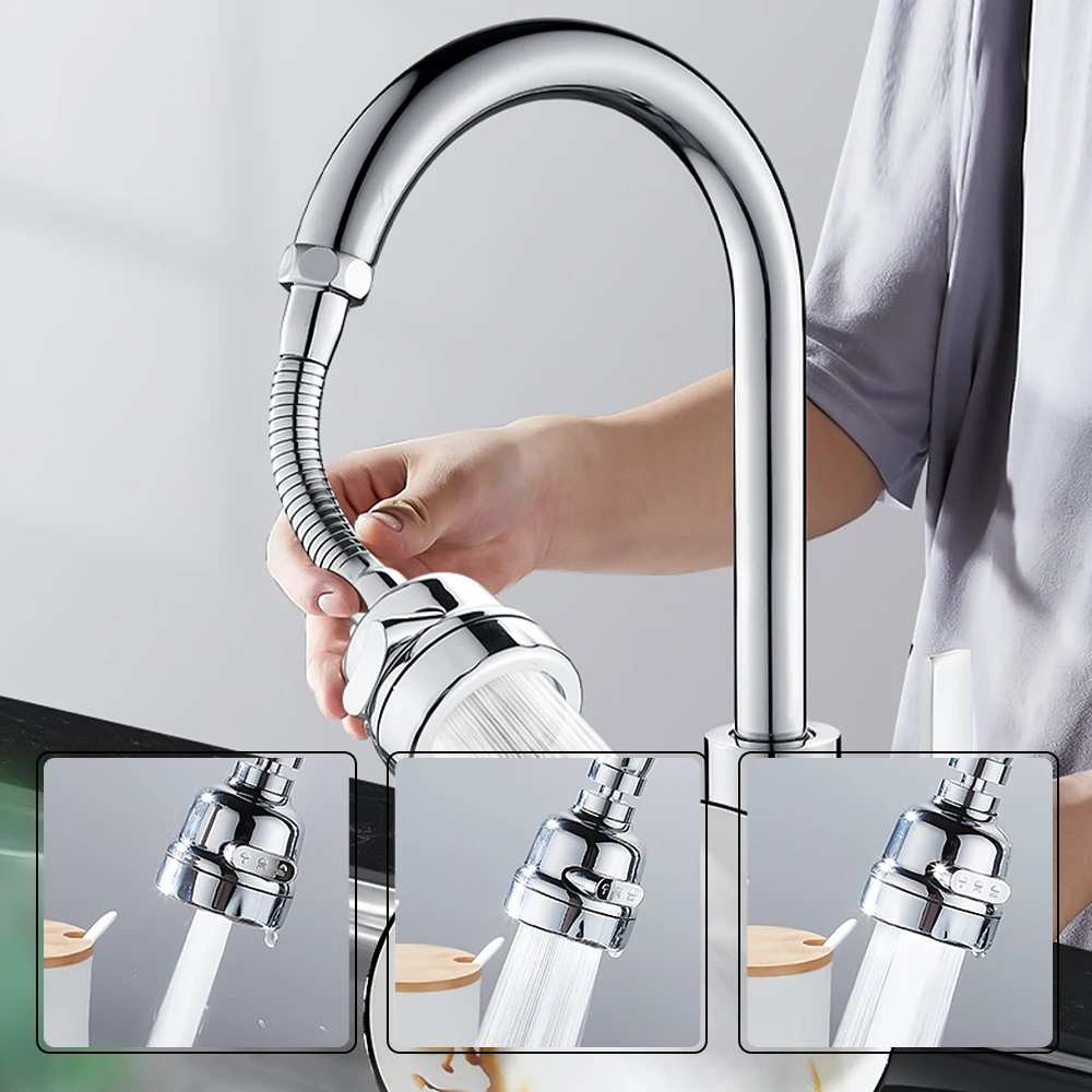 Lyfead 3 Режимы работы крана аэратор 360 ° поворотный кран кухонный диффузор воды