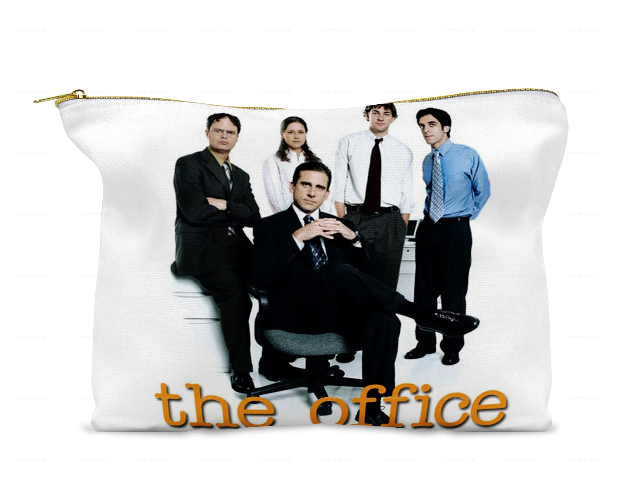 

the office cosmetic bag travel size toiletries zipper pouch small makeup bag cute travel bag for women