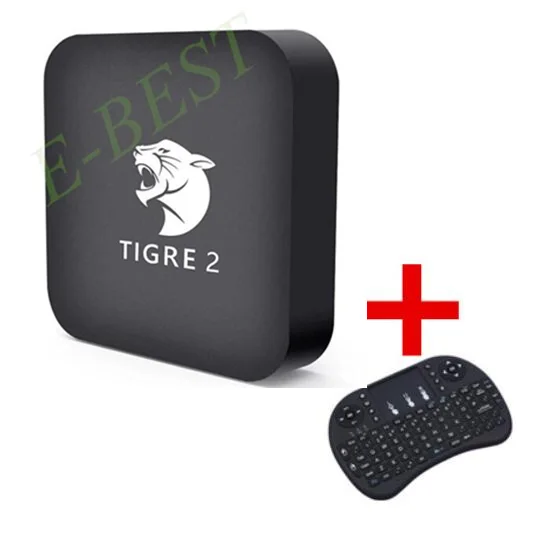 TIGRE2 with keyboard Tigre2 tv box H tv 6 коробка HTV 5 ip tv H. tv 6 Бразильский Португальский ТВ Интернет потоковое видео устройство Live HD Filmes по требованию ТВ - Цвет: TIGRE2 with keyboard
