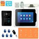 Видеодомофон TFT с Wi-Fi и RFID-паролем, 7 дюймов, с камерой 1080P