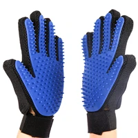 close silicone dog cats clean gloves breathable unwoven soft grooming gloves a pair