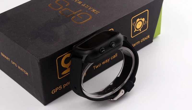 Черные умные часы T58 с Oled экраном GPS LBS трекер локатор телефон для детей учеников