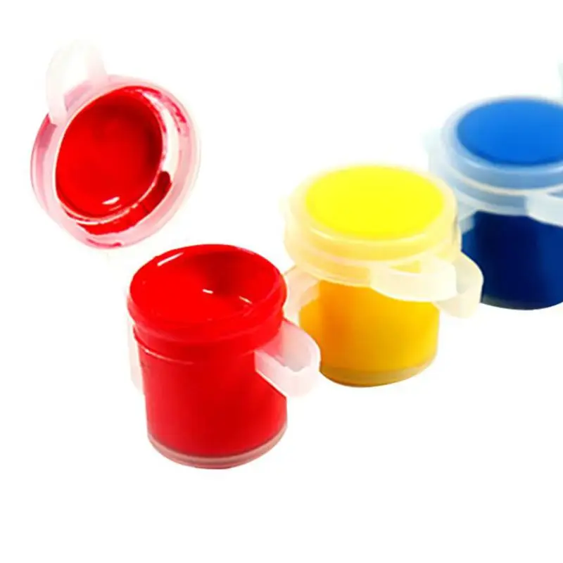 1 Набор 3 мл/5 мл ручная роспись Акриловая Краска детская безопасная пигменты для