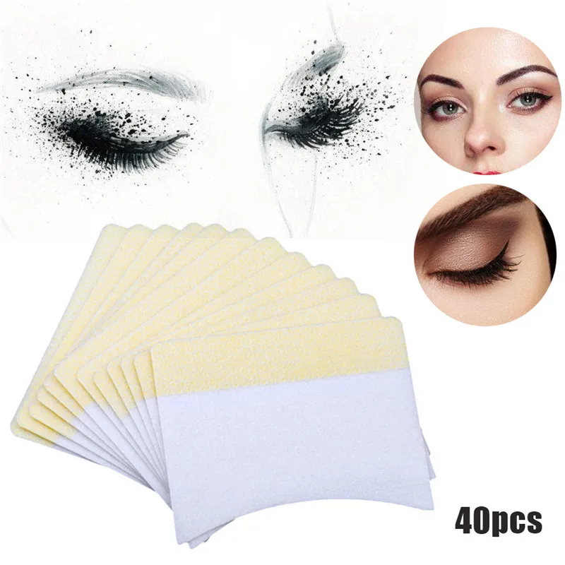 

40-100pcs 12g Cotton Disposable Eyelash Extension Patch Sticker For Removing Eyelashes Eye Pads Patches For Makeup Tool