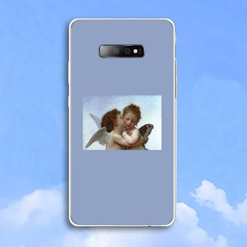 

Retro famous Van Gogh art painting Phone Case Transparent For Samsung Galaxy A 71 21s S note 8 9 10 plus 20 ultra