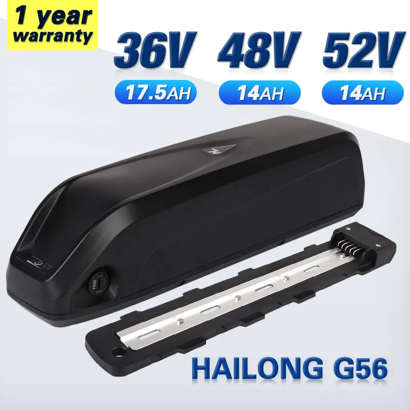 

Original 36V Battery 48V ebike Battery Hailong Downtube 20AH 20A 30A BMS 18650 Cell 250W 350W 500W 750W Bafang BBSHD BBS02 BBS03