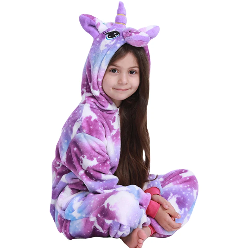 

Children Kids Pajamas Winter Sleepwear Boys Onesies Girls Pajama Kigurumi Stitch Unicorn Panda Sleepers Animal Baby Pyjamas