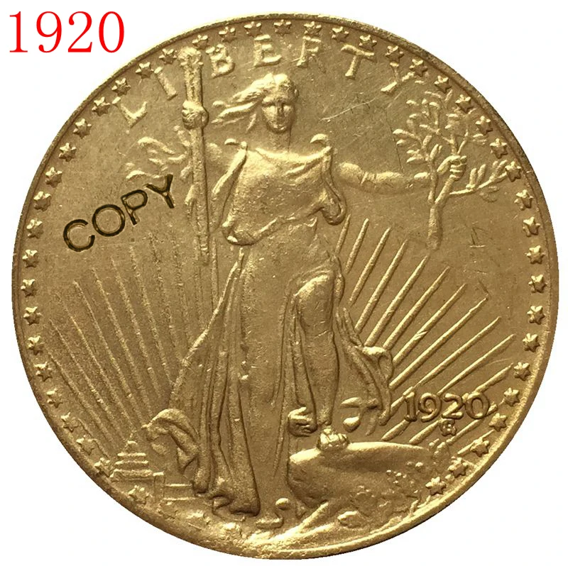 USA 1920 $20 St. Gaudens Coin Copy | Non-currency Coins