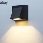 Светодиодная настенная лампа, IP65, наружное освещение, водонепроницаемое садовое освещение для крыльца, 5 Вт, 10 Вт, современное простое алюминиевое внутреннее украшение, 85-265 в