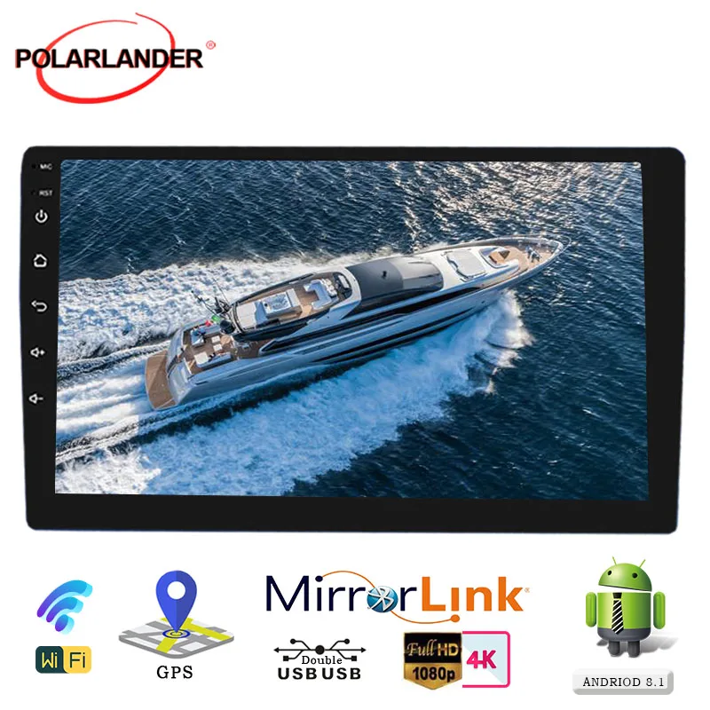 

Автомагнитола 2 Din, 9/10 дюйма, универсальная для Android 8,1, мультимедийный MP5-плеер с поддержкой Bluetooth, Mirrorlink, GPS-навигация, Wi-Fi