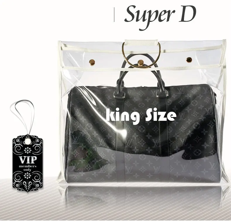 Hot Sell Full PVC Dust Bag For Handbag Storage Multi Size Transparent Wardrobe Dustproof Organizer | Дом и сад