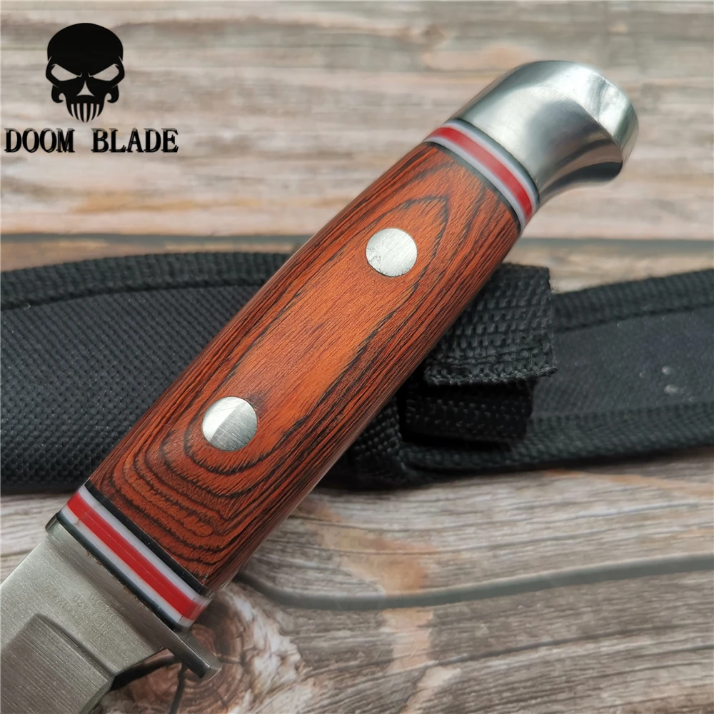 200mm 5CR15MOV Blade Knives Tactical Hunting Knife Outdoors Camping Survive Multi Tool with Nylon Sleeve | Инструменты