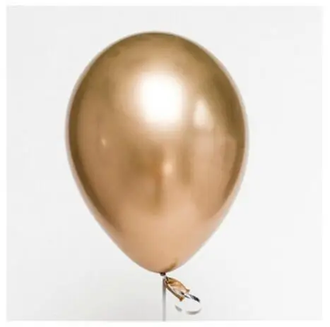 chrome gold 30 шт./пакет 5/10/12-дюймовый бордового цвета шампанского латексные воздушные шары с гелием цвет красного вина вечерние Globos для девичника, свадьбы, дня рождения, Декор - Цвет: chrome gold