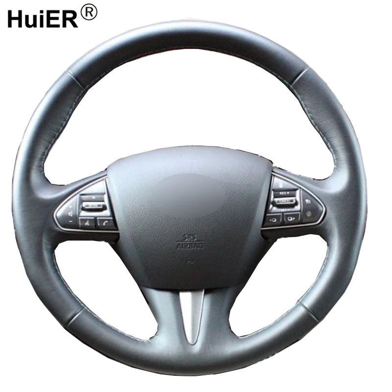 Ручное шитье чехол рулевого колеса автомобиля воланом для Infiniti Q50 2014 2015 2016 2017 QX50 |