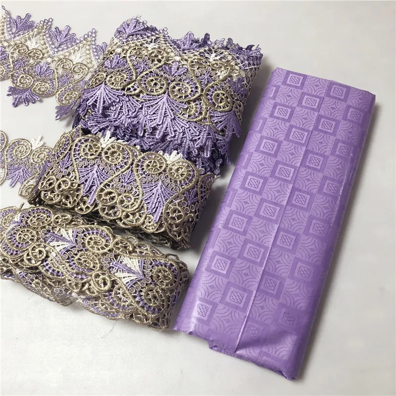 

Lace Trim Ribbon Fabric Dubai Collar Guipure Decor 5Yards Bazin Riche Brocade Fabric African Basin Lace For Cloth