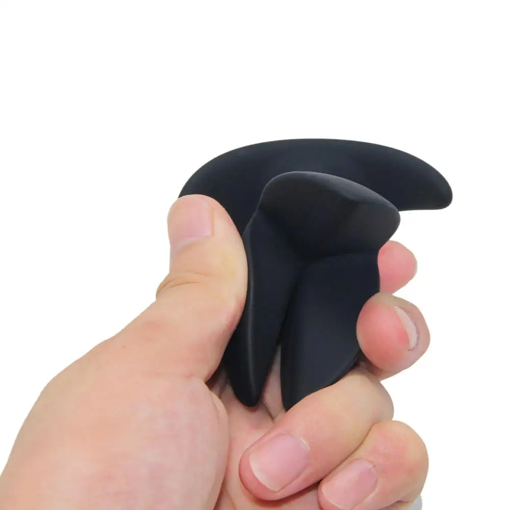 Силиконовая Анальная пробка Цветочная открывающаяся эспандер устройство для