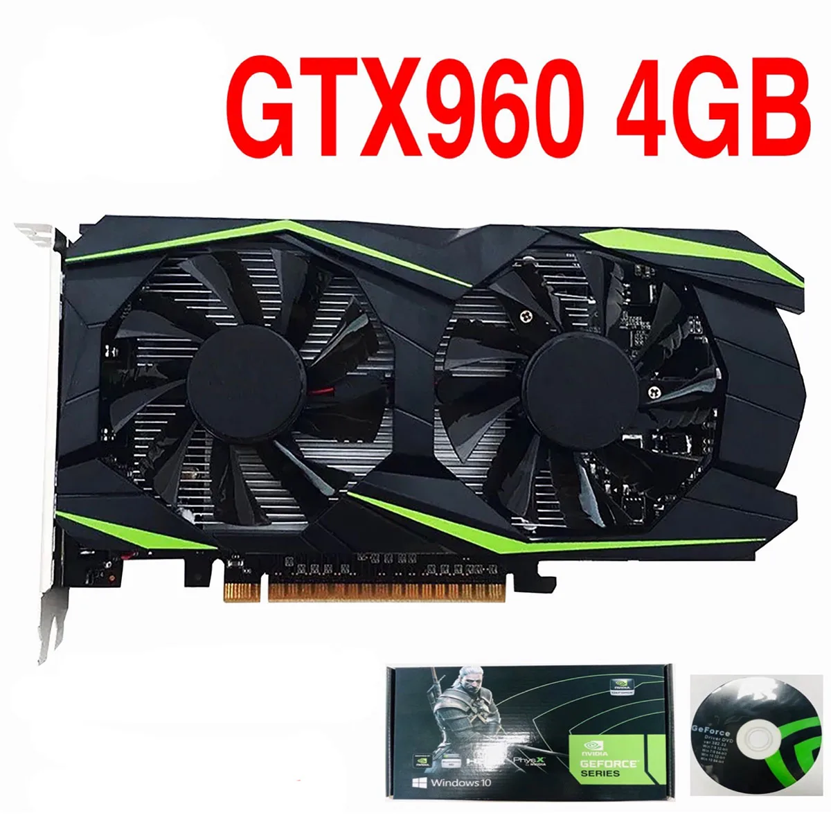 Видеокарта видеозахвата GTX 960 4G бит GDDR5 DVI VGA HDMI|Карты видео- и ТВ-тюнеров| |