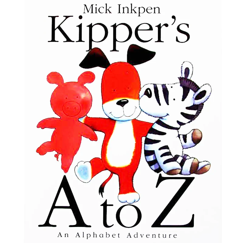 Kipper's A to Z: обучающая книга с буквами алфавита на английском языке карта для