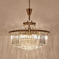 led e14 postmodern iron crystal led lamp led light pendant lights pendant lamp pendant light for dinning room foyer