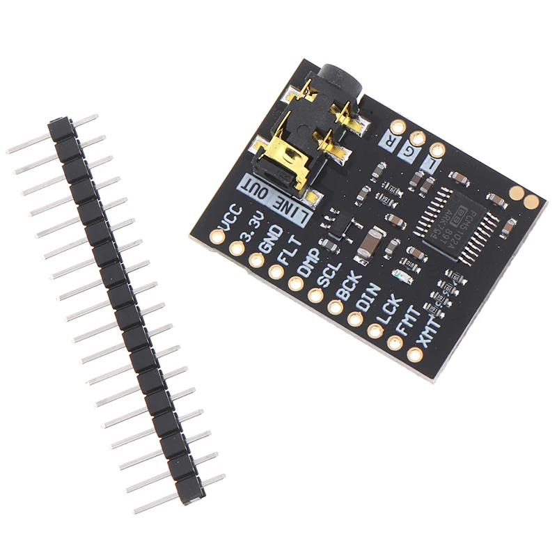 PCM5102A DAC I2S Плата декодера интерфейса 192 кГц 24bit стерео разъем цифровой аудио плеер