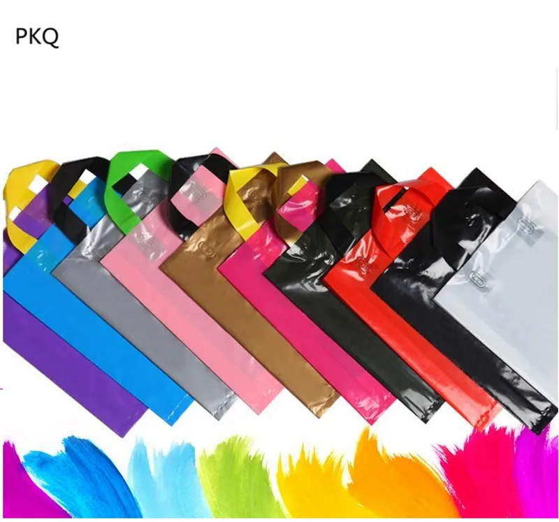 25 шт сумка для обуви большие подарочные мешки с ручками пластиковая подарочная