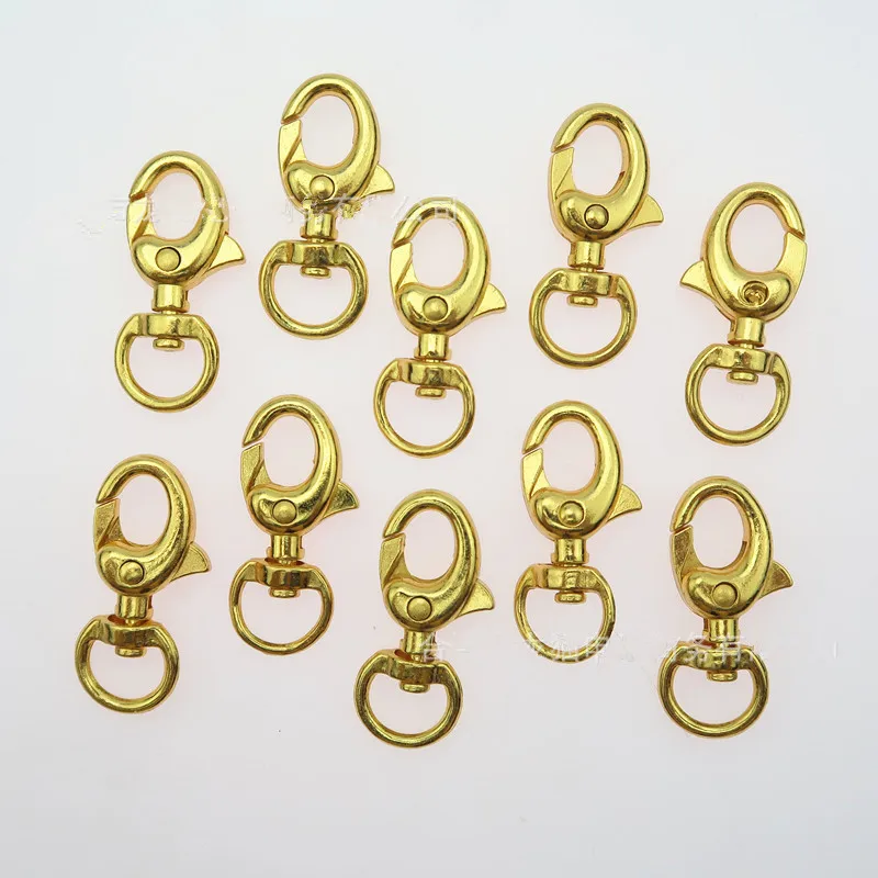 10PCS Trigger Clips Swivel Eye Bolt Snap Hook Lobster Clasps for Leather Craft Bag Strap Belt Webbing Pet Dog Rope Leashes | Дом и сад