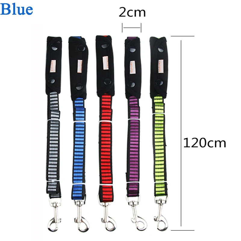 style 2 blue leash Поводок для собак для маленьких и средних собак, Питбуль бульдог, спортивный светоотражающий жилет для тренировки собак на открытом воздухе, для прогулок - Цвет: style 2 blue leash