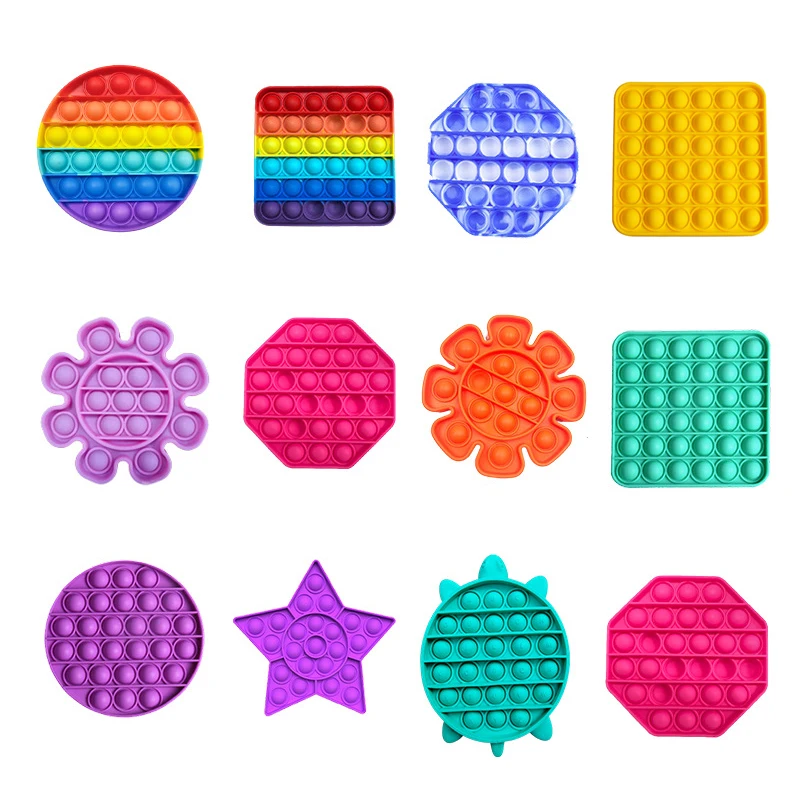 

Push Bubble Sensory Toy Autism Needs Squishy Stress Reliever Toys Adult Child Funny Anti-Stress Fidget it Decompression Gifts