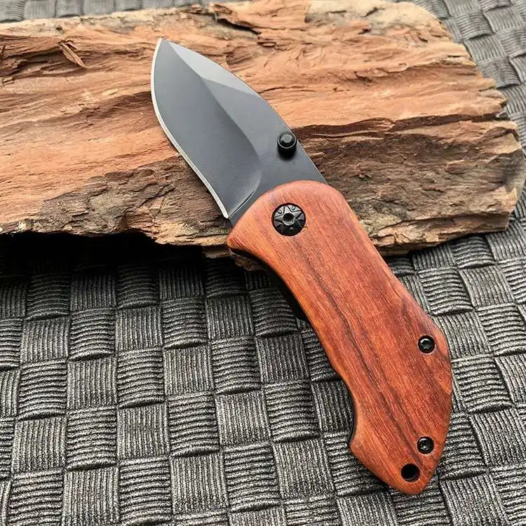 Тактический складной нож карманный Клинок 55HRC из твердой стали и цветной