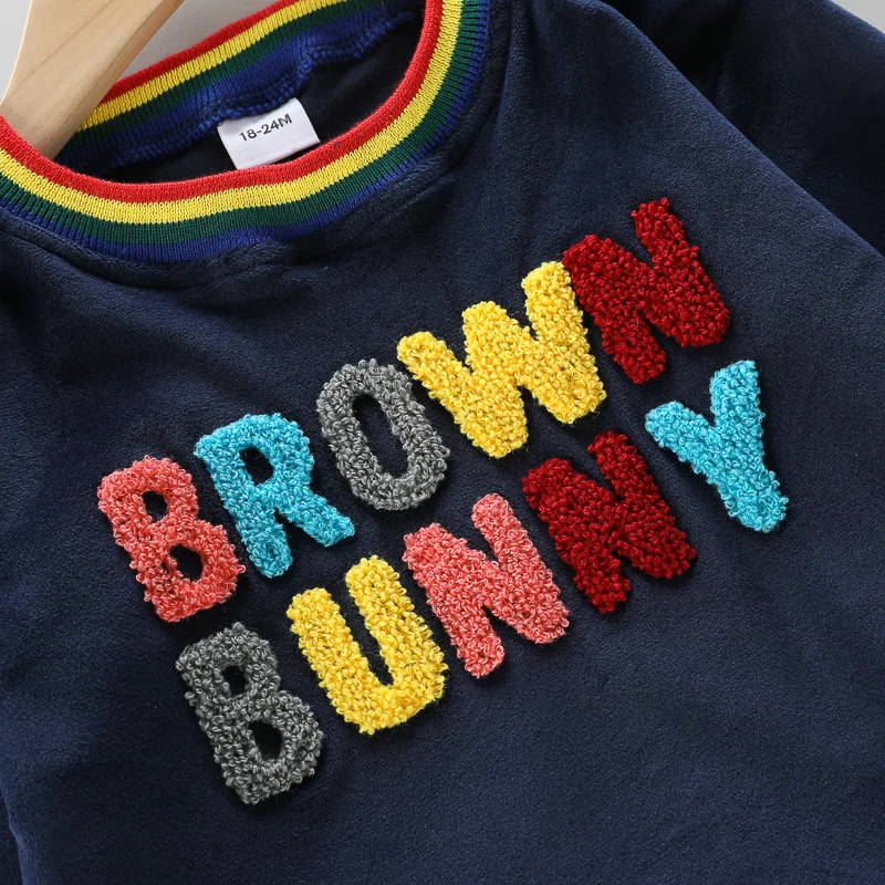 Детский комплект одежды для мальчиков радужная Повседневная одежда на осень и