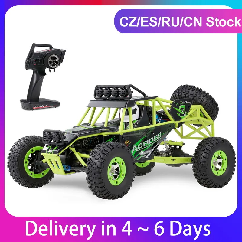 WLtoys 12428 1/12 RC Автомобиль 2 4G 4WD 50 км/ч высокоскоростной автомобиль Monst er грузовик