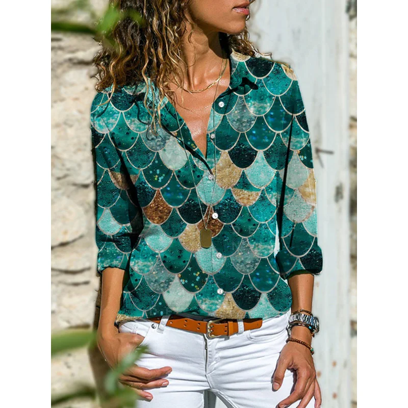 Элегантные винтажные рубашки с принтом пейсли новинка 2021 осенне-зимняя женская