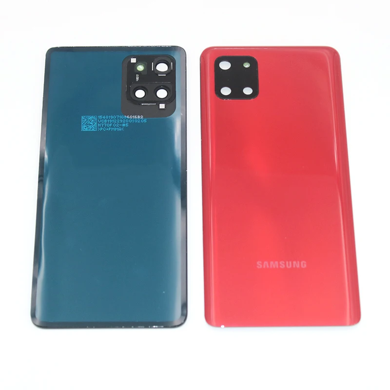 Стеклянная задняя крышка батарейного отсека для Samsung Galaxy Note 10 lite запасные части