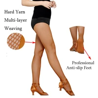 10 piece sexy women ladies latin dance competitions pantyhose hard yarn elastic fishnet stockings for ballroom profess for women