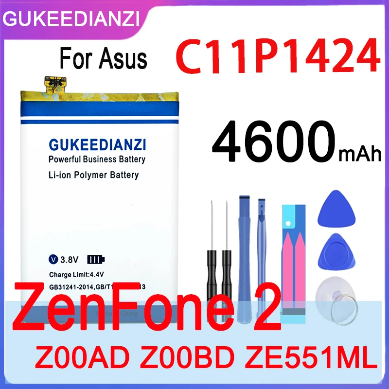Сменный литий-ионный полимерный аккумулятор GUKEEDIANZI C11P1424 ZF2 для Asus ZenFone 2 ZenFone2 Z00AD