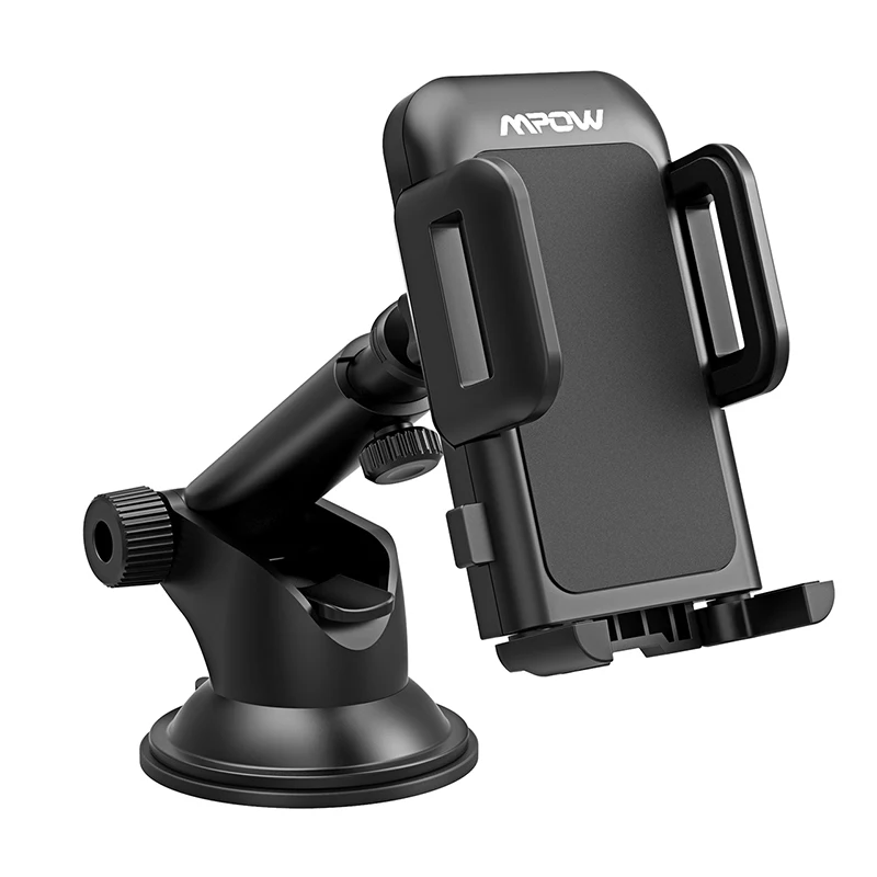 Black Phone Holder Mpow CA051 Автомобильный держатель для телефона, универсальный слот для CD, автомобильный держатель в одно касание, подставка-колыбель с поворотом на 360 градусов для 4-6 дюймового смартфона - Цвет: Black Phone Holder