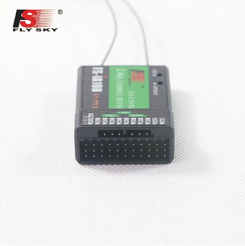 FLYSKY FS-iA10B IA10B 2.4G 10CH Receiver PPM Output with IBus Port for FS-I10 FS-I6S Transmitter FPV Racing Drone Quadcopter - купить по