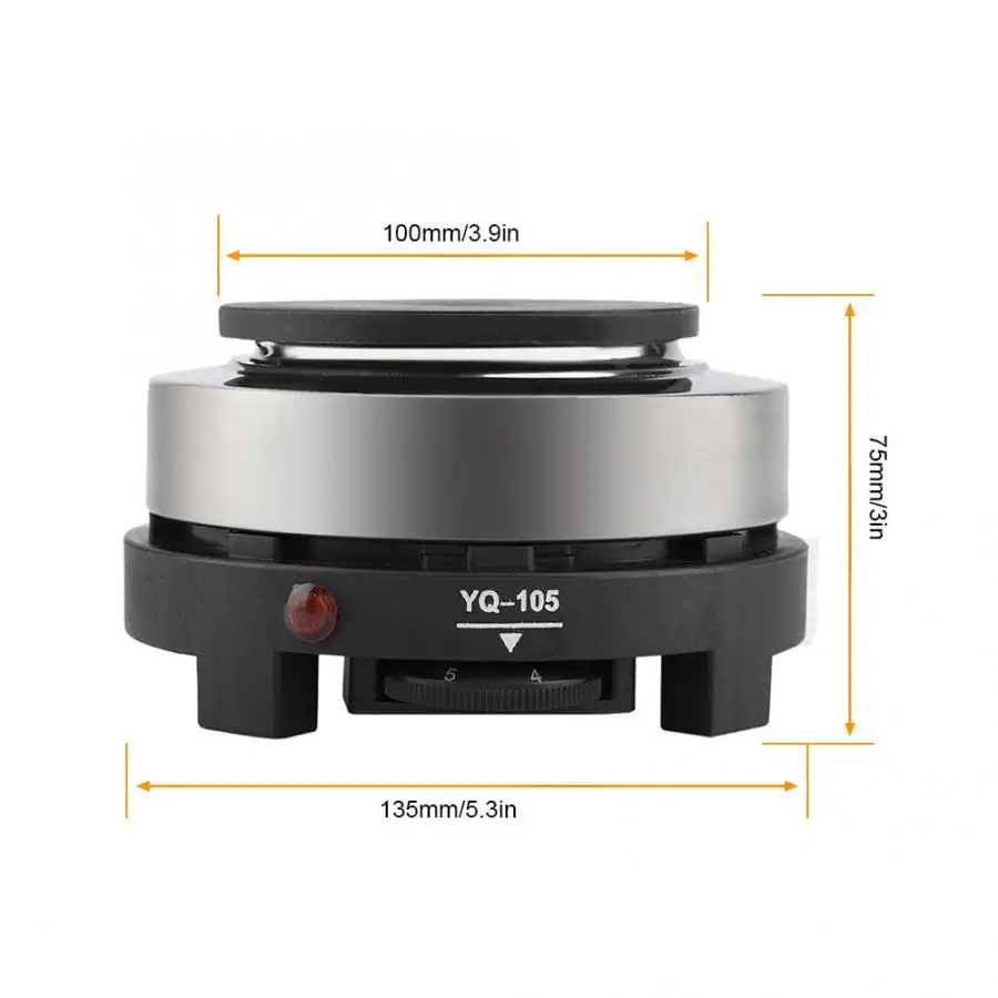 

500W Electric stove Mini Coffee Heater Milk Tea Heating Stove Hot Plate Small Furnace Cooker Cooking Plate Kitchen Appliance