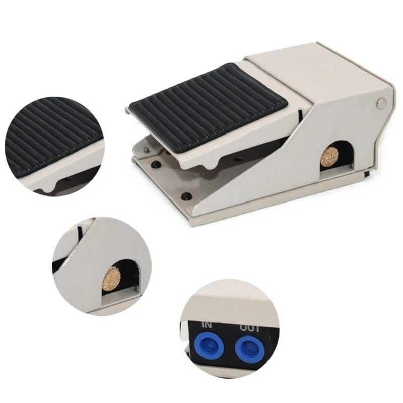 

4 Way 2 Position 1/4 Inch Foot Operated Pedal Valve FV420 Pneumatic Foot Valve Foot Pedal Control Valve