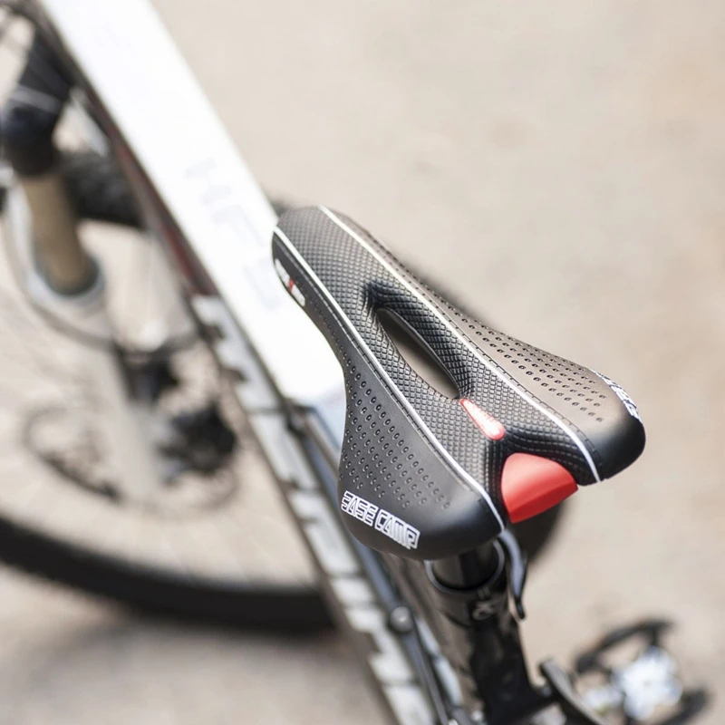 Basecamp Mountain Bike Bicycle Cycling Hollow Saddle Seat Cushion Black | Спорт и развлечения